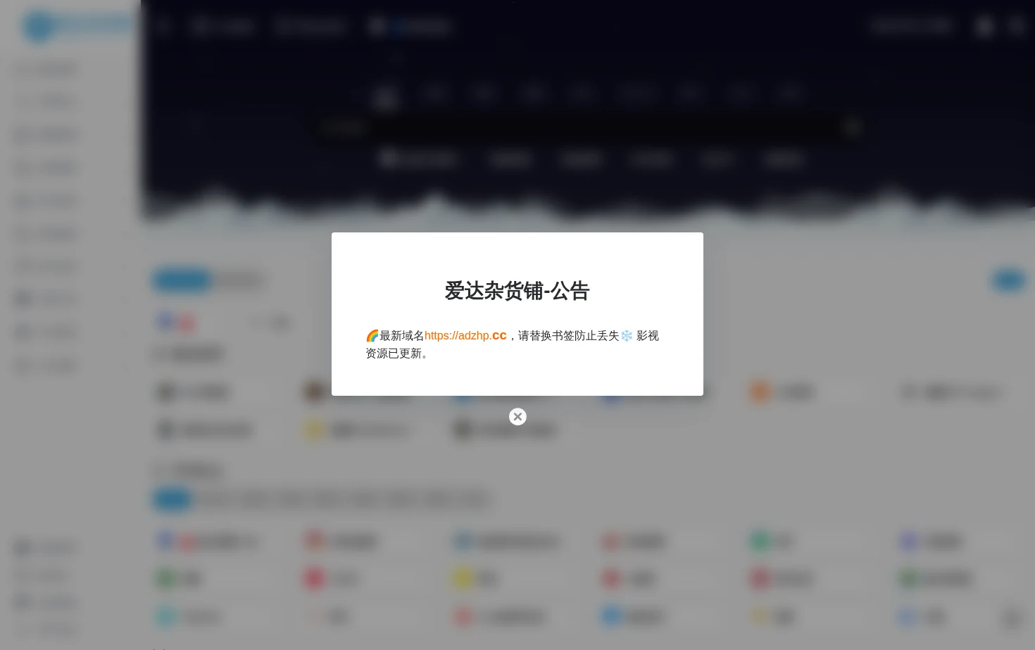 爱达杂货铺 页面快照